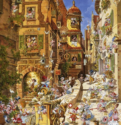 پازل ۱۰۰۰ تکه روز هنگام اثر میشائیل ریبا