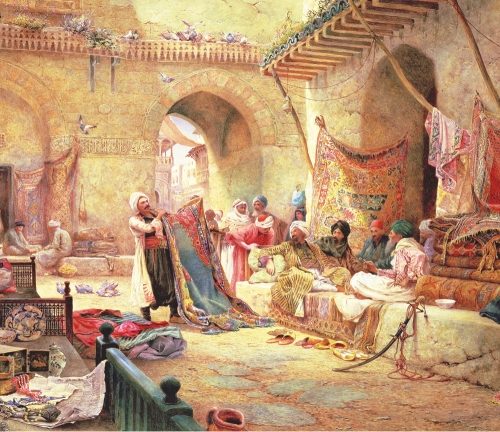 پازل ۱۵۰۰ تکه پانوراما بازار فرش