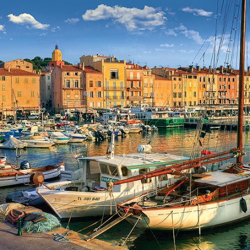 پازل ۱۵۰۰ تکه بندر قدیمی در سن تروپه - فرانسه