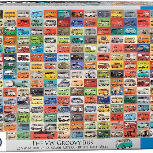 پازل ۱۰۰۰ تکه ماشین های دوست داشتنی فولکس واگن