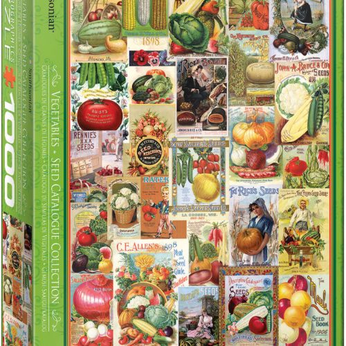 پازل ۱۰۰۰ تکه مجموعه کاتالوگ های دانه سبزیجات