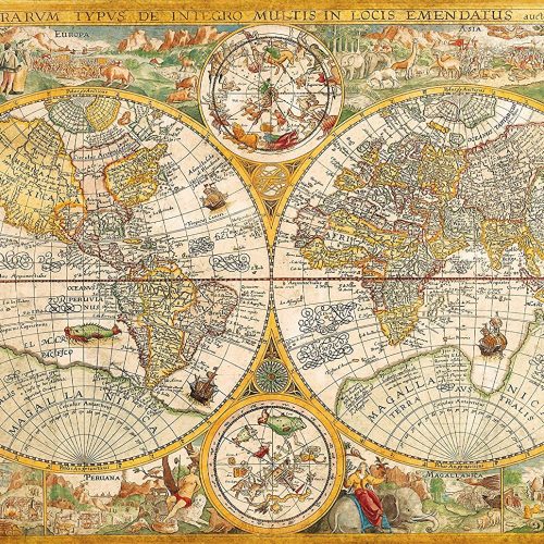 پازل ۲۰۰۰ تکه نقشه قدیمی