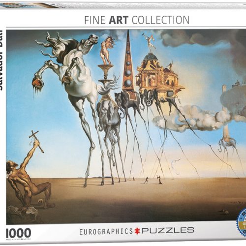 پازل ۱۰۰۰ تکه وسوسه های سن آنتونی اثر سالوادور دالی - اسمارت کات