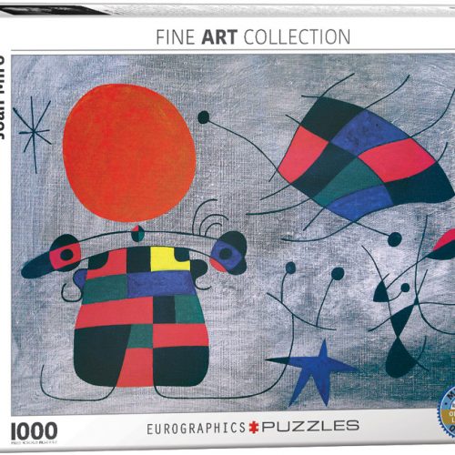 پازل ۱۰۰۰ تکه لبخند بالهای پر زرق و برق اثر خوان میرو - اسمارت کات