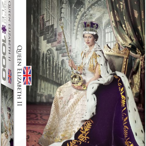 پازل ۱۰۰۰ تکه ملکه الیزابت دوم - اسمارت کات