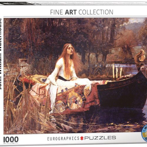 پازل ۱۰۰۰ تکه بانوی شالوت اثر جان ویلیام واترهاوس - اسمارت کات