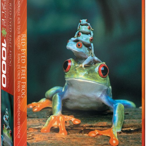 پازل ۱۰۰۰ تکه قورباغه درختی چشم قرمز - اسمارت کات