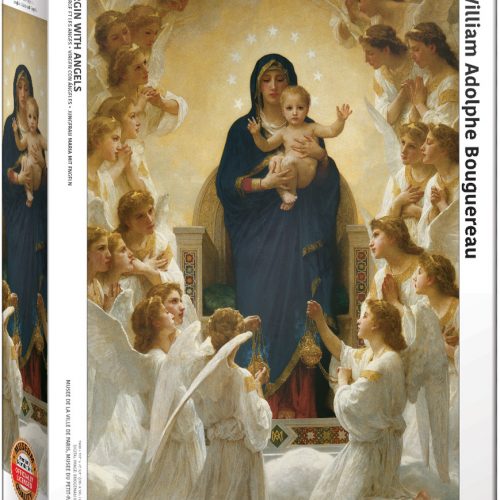 پازل ۱۰۰۰ تکه دوشیزه و فرشتگان اثر ویلیام آدولف بوگرو - اسمارت کات