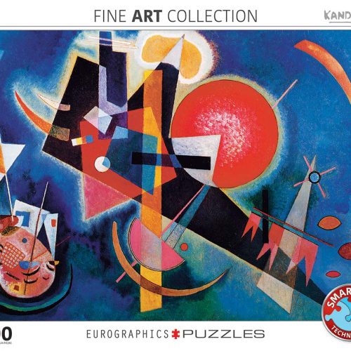 پازل ۱۰۰۰ تکه آبی اثر واسیلی کاندینسکی - اسمارت کات