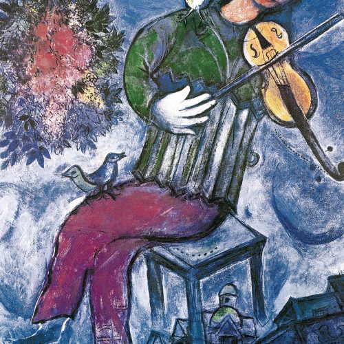پازل ۱۰۰۰ تکه ویولونیست آبی اثر مارک شاگال - اسمارت کات