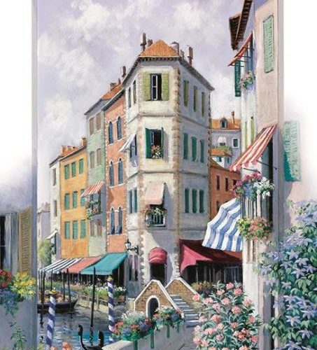 پازل ۱۰۰۰ تکه پانوراما ونیز پر از گل اثر پیتر موتز