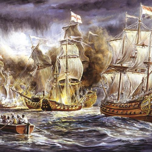 پازل ۱۵۰۰ تکه جنگ کشتی ها اثر آلمار زادسترا