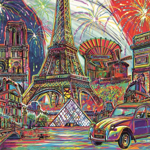 پازل ۱۰۰۰ تکه رنگ های پاریس