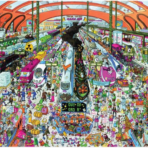 پازل ۲۰۰۰ تکه ایستگاه قطار اثر کریستوفر شون