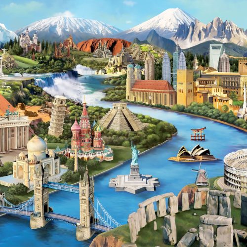 پازل ۲۰۰۰ تکه بناهای مشهور