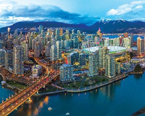 پازل ۱۰۰۰ تکه پانوراما ونکوور - بریتیش کلمبیا - کانادا