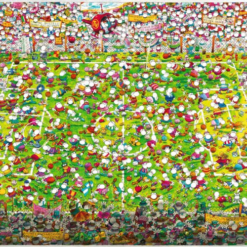 پازل ۴۰۰۰ تکه جام جهانی دیوانهوار اثر گیرمو موردیو