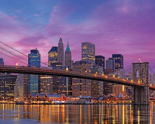 پازل ۱۰۰۰ تکه پانوراما پل بروکلین - نیویورک - آمریکا