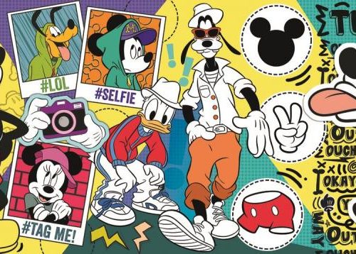 پازل ۵۰۰ تکه پانوراما میکی ماوس افسانه ای