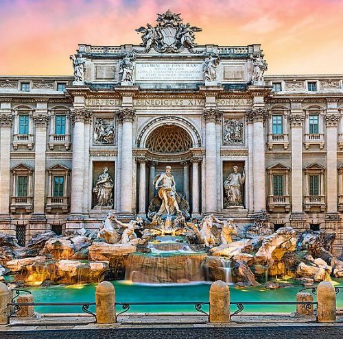 پازل ۵۰۰ تکه فواره تروی - رم ، ایتالیا