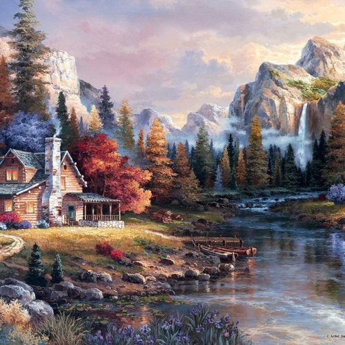 پازل ۵۰۰ تکه خانه در پایان