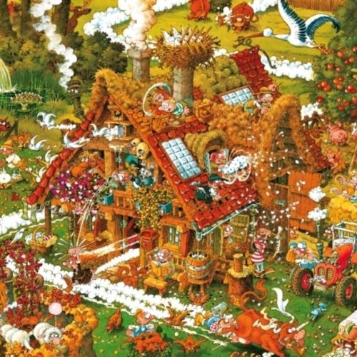 پازل ۱۵۰۰ تکه مزرعه خنده دار اثر میشائیل ریبا