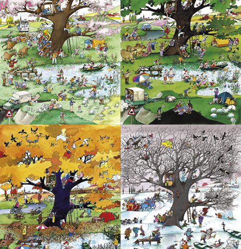 پازل ۲۰۰۰ تکه چهار فصل اثر راجر بلاشون