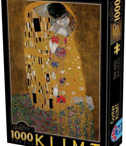 پازل ۱۰۰۰ تکه بوسه اثر گوستاو کلیمت