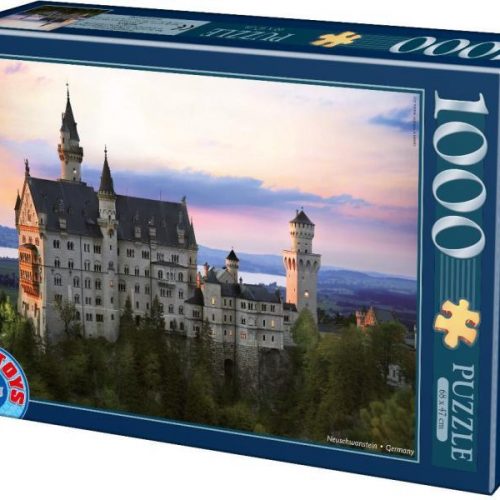پازل ۱۰۰۰ تکه نوی شوان اشتاین در شب - آلمان