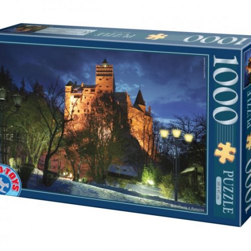 پازل ۱۰۰۰ تکه قصرهای رومانی: قصر برن در شب