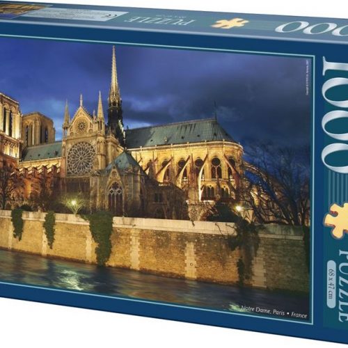 پازل ۱۰۰۰ تکه نوتردام در شب - پاریس