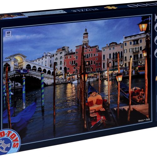 پازل ۱۰۰۰ تکه ونیز در شب - ایتالیا