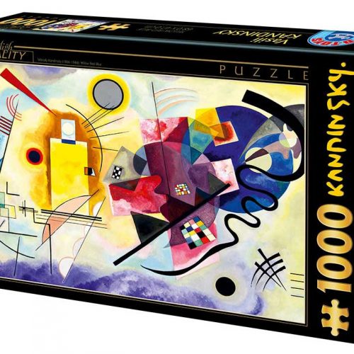 پازل ۱۰۰۰ تکه زرد - قرمز - آبی اثر واسیلی کاندینسکی