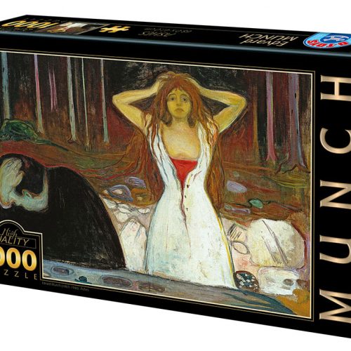 پازل ۱۰۰۰ تکه خاکستر اثر ادوارد مونک