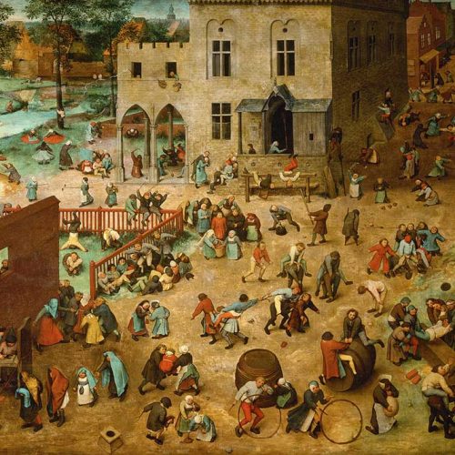 پازل ۱۰۰۰ تکه کودکان در حال بازی اثر پیتر بروگل