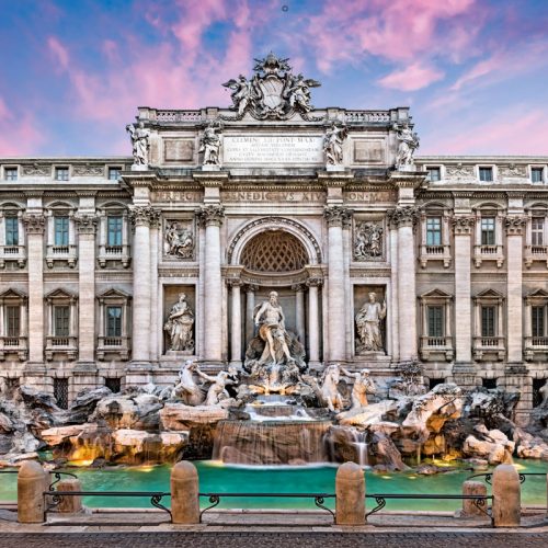 پازل ۵۰۰ تکه فواره های تروی - رم - ایتالیا