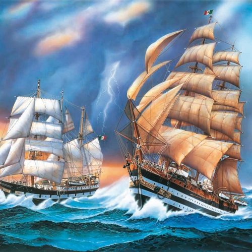 پازل ۳۰۰۰ تکه کشتی آمریگو وسپوچی