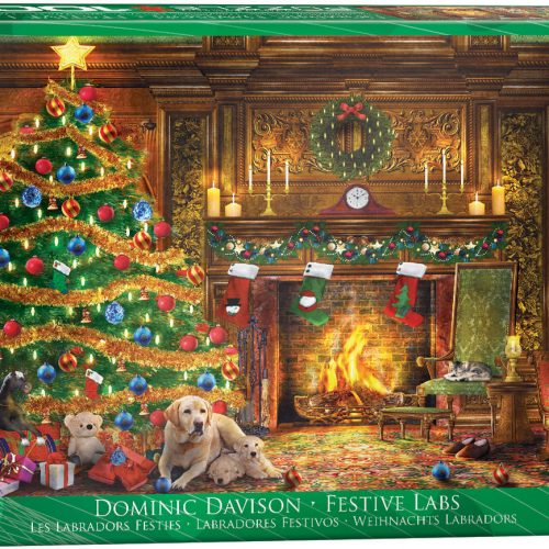 پازل ۱۰۰۰ تکه لابرادورهای جشن اثر دومینیک دیویسن