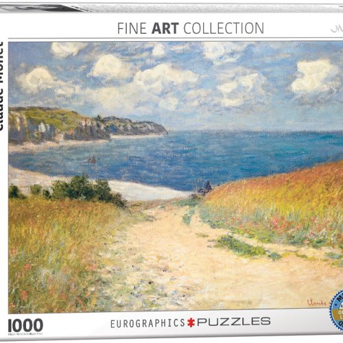 پازل ۱۰۰۰ تکه از میان مزارع گندم اثر کلود مونه - اسمارت کات