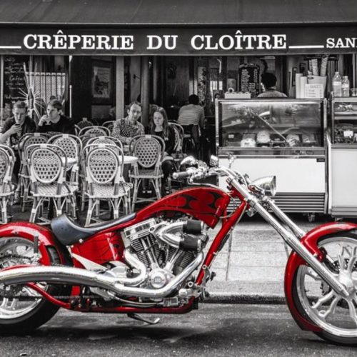 پازل ۱۰۰۰ تکه موتورسیکلت قرمز