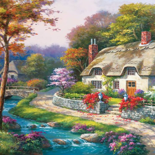 پازل ۵۰۰ تکه کلبه بهاری