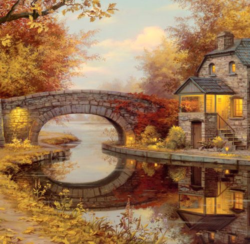 پازل ۱۵۰۰ تکه پانوراما آرامش اثر یوگنی لوشپین