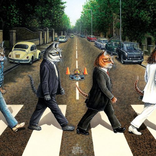 پازل ۱۰۰۰ تکه جاده تببی - بیتل های گربه ای