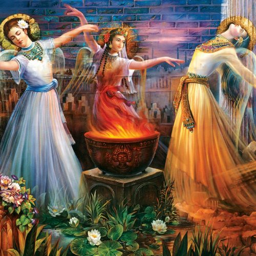 پازل ۲۰۰۰ تکه آب و آتش و خاک اثر استاد شکیبا