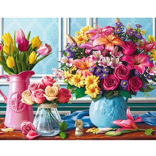 پازل ۱۵۰۰ تکه گل ها