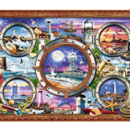 پازل ۱۰۰۰ تکه فانوس های دریایی