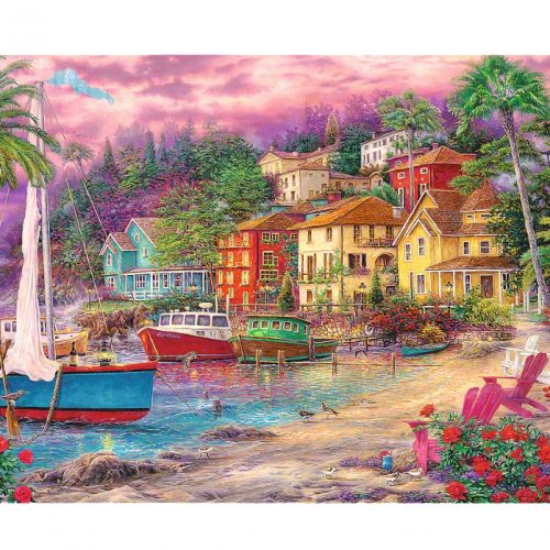 پازل ۱۵۰۰ تکه روی ساحل طلایی