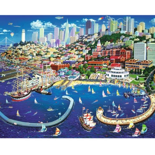 پازل ۲۰۰۰ تکه ساحل سان فرانسیسکو