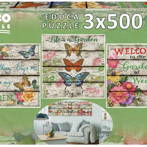 پازل ۳x500 باغ روستایی