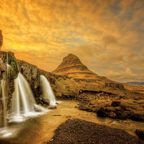 پازل ۱۰۰۰ تکه آبشار کرکجیوفلسفوس - ایسلند